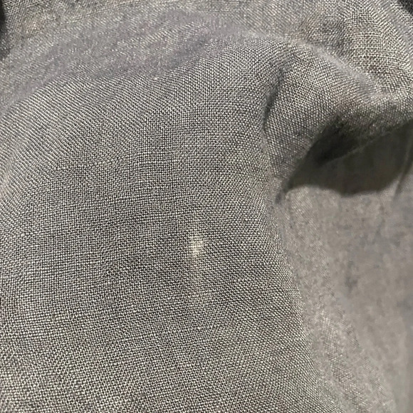 NWT Lina Tomei 100% linen dress with beaded neckline, size small - Picture 8 of 13